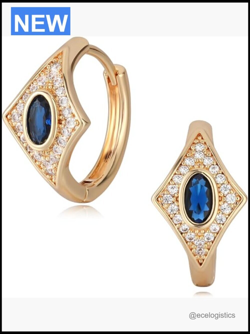 Huggie Hoop Earrings 14K Gold Filled CZ Stud Earrings Small Boho Earrings